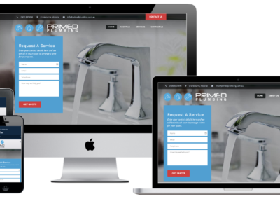 Primed Plumbing Website Design
